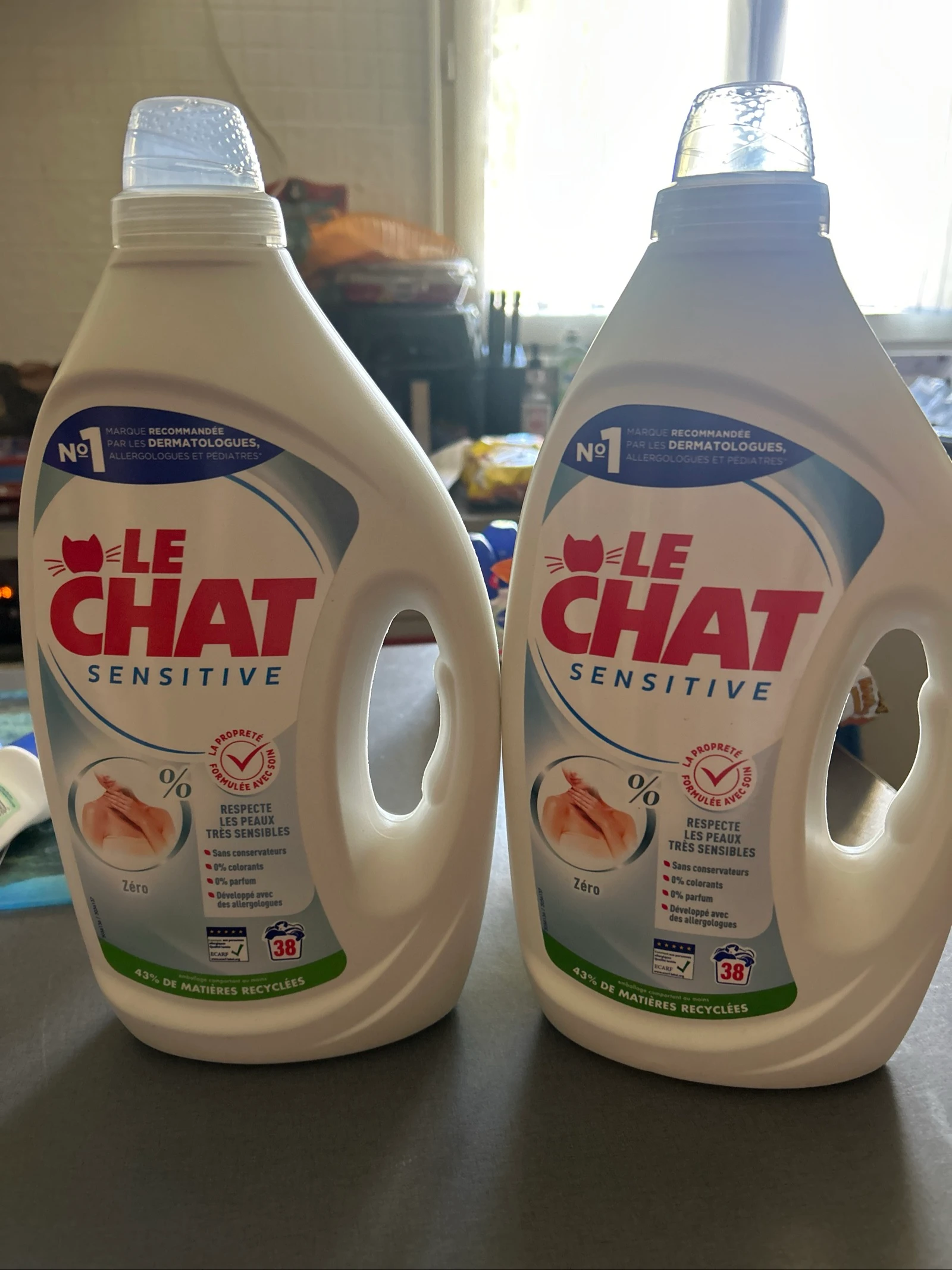 Lessive le chat sensitive 